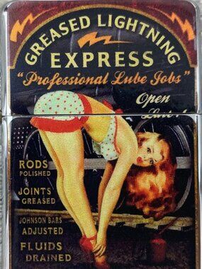 Mechanics Pinup Lighter